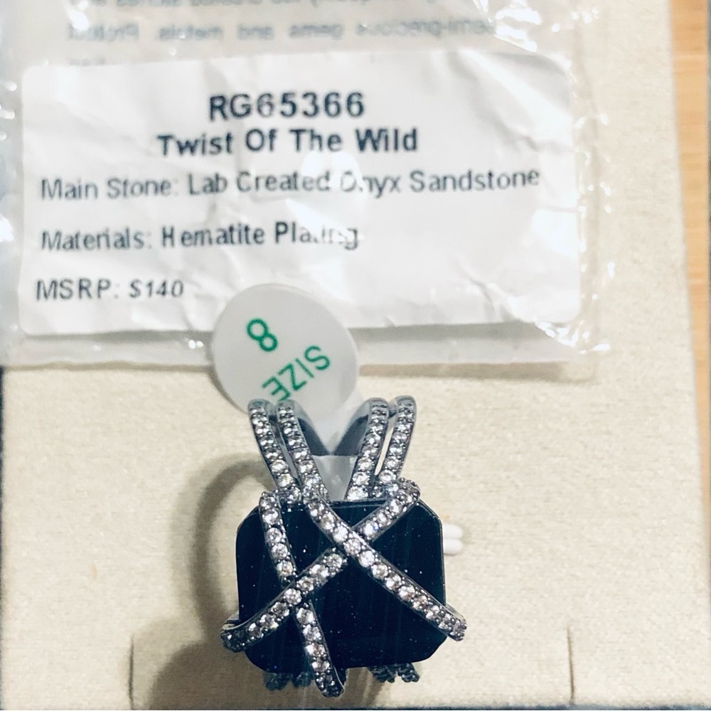 Twist of the Wild Ring with Crystals
